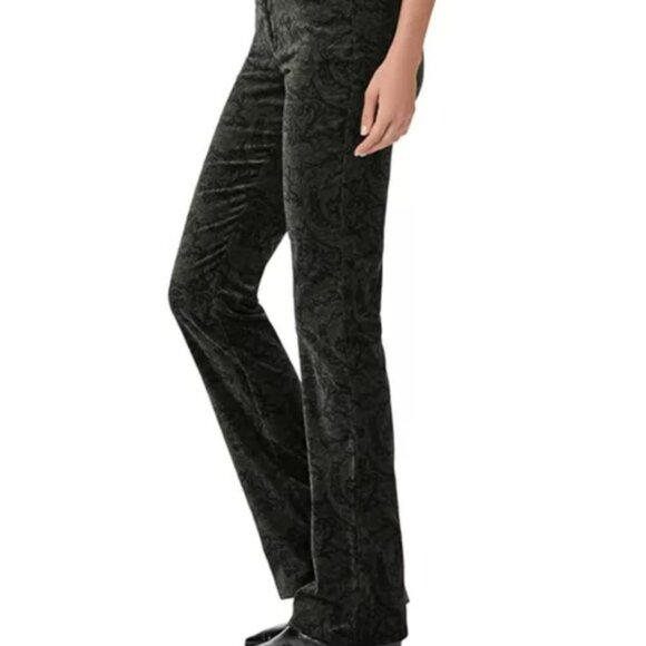 Morris & Co. X PAIGE Velvet Chelsea Blazer (xs) and Naomi Straight Pant (2) set - Picture 7 of 10